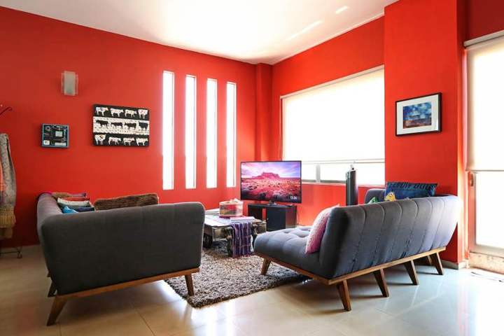 The living room