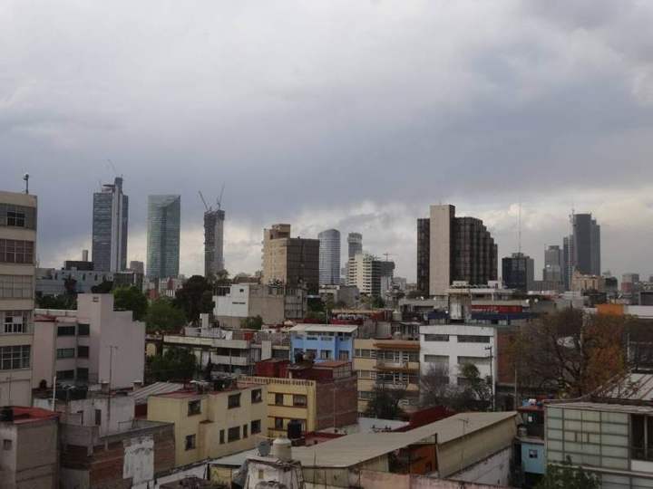 The skyline from the terrace